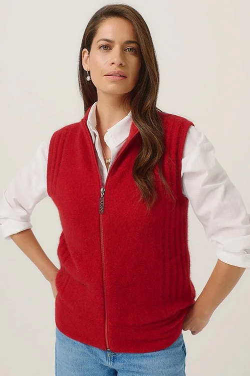 Merinomink | Mattison Vest (Merino Wool, Possum Fur, Silk)