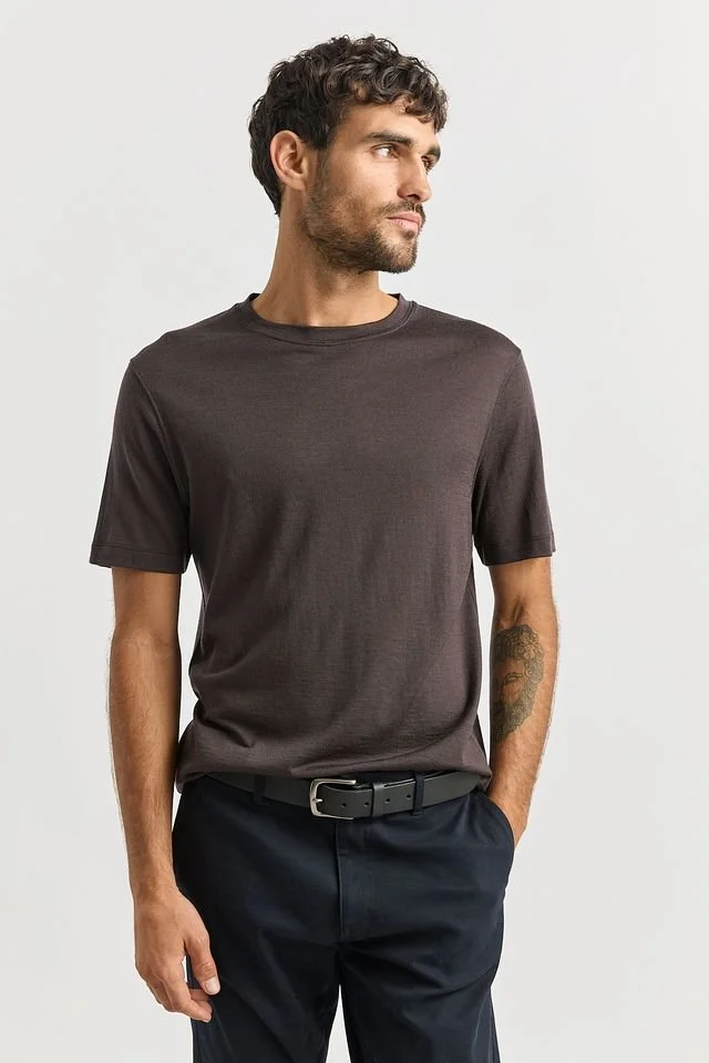 Toorallie | Crew Tee (100% Merino wool) Sty. 636