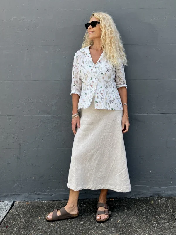 Jiva — Fitted Shirt | Ramie (Click through for more patterns!)