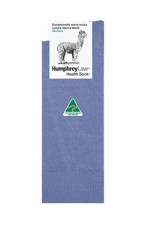 Humphrey Law Baby Alpaca Socks (05C) Unisex socks in the Violet colour variant