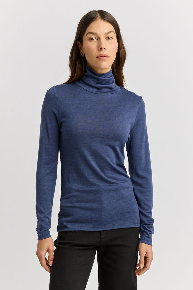 Toorallie — Turtle Neck Tee (100% Merino Wool) Sty. 612