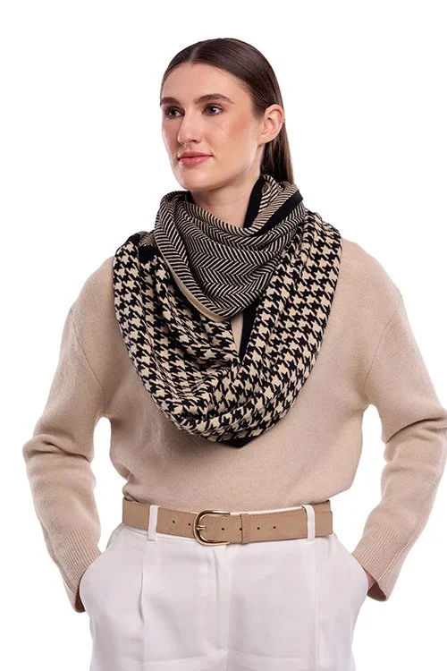 DLUX | Bone and Tooth Loop Scarf (100% cotton)