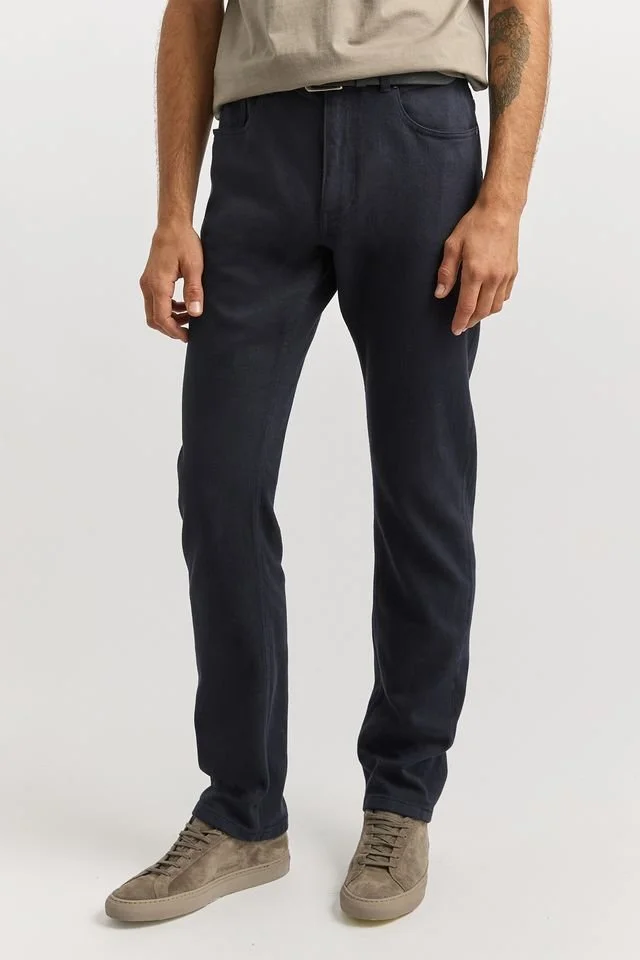 Black colour variant in the Toorallie men's wool demin jeans.