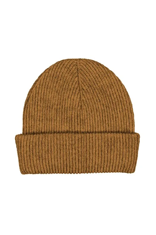 McDonald Textiles Fine Rib Hat, made from Merino Wool, possum fur, silk, in the Honeycomb colour variant