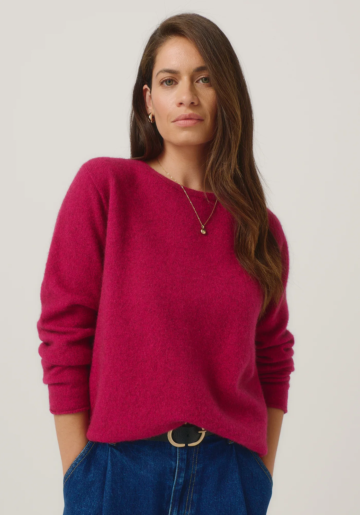 Merinomink | Essential Sweater — Merino Wool, Possum Fur, Silk (Sty. 100290)