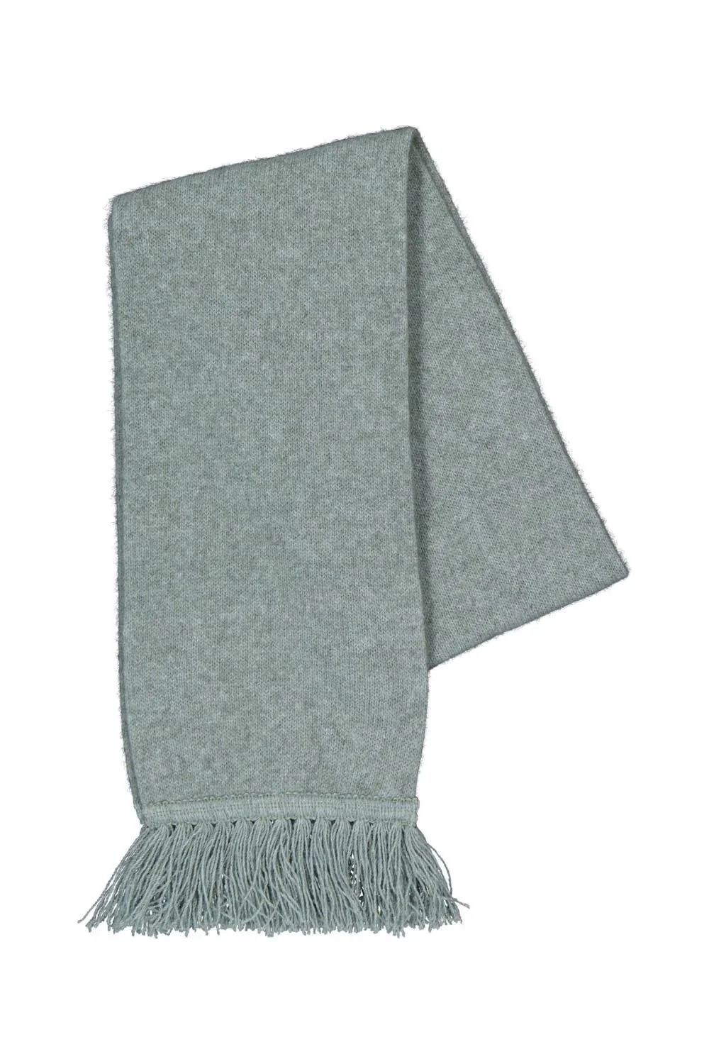 Mint colour variant of the Tubular Scarf from McDonald Textiles