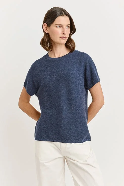 Toorallie | Short Sleeve Knit Top (Organic Cotton + Merino)