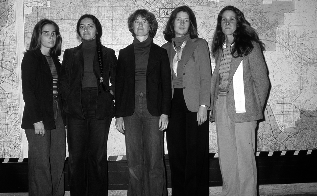 Artist and collaborators: Melissa Hoffman, Leslie Labowitz, Suzanne Lacy, Jill Soderholm, and Barbara Cohen.