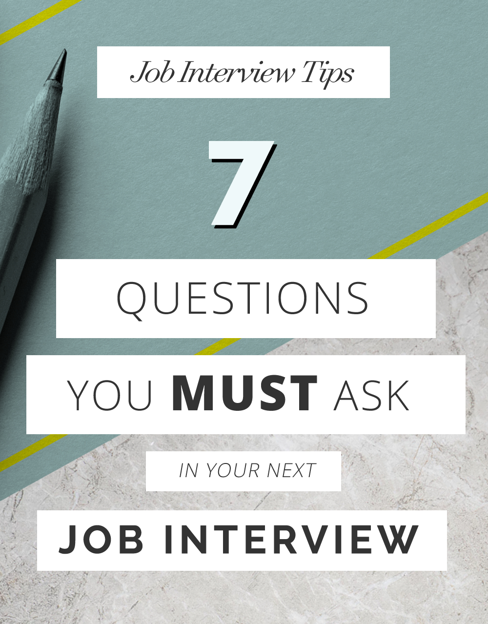 7 Questions You MUST Ask In Your Next Job Interview...