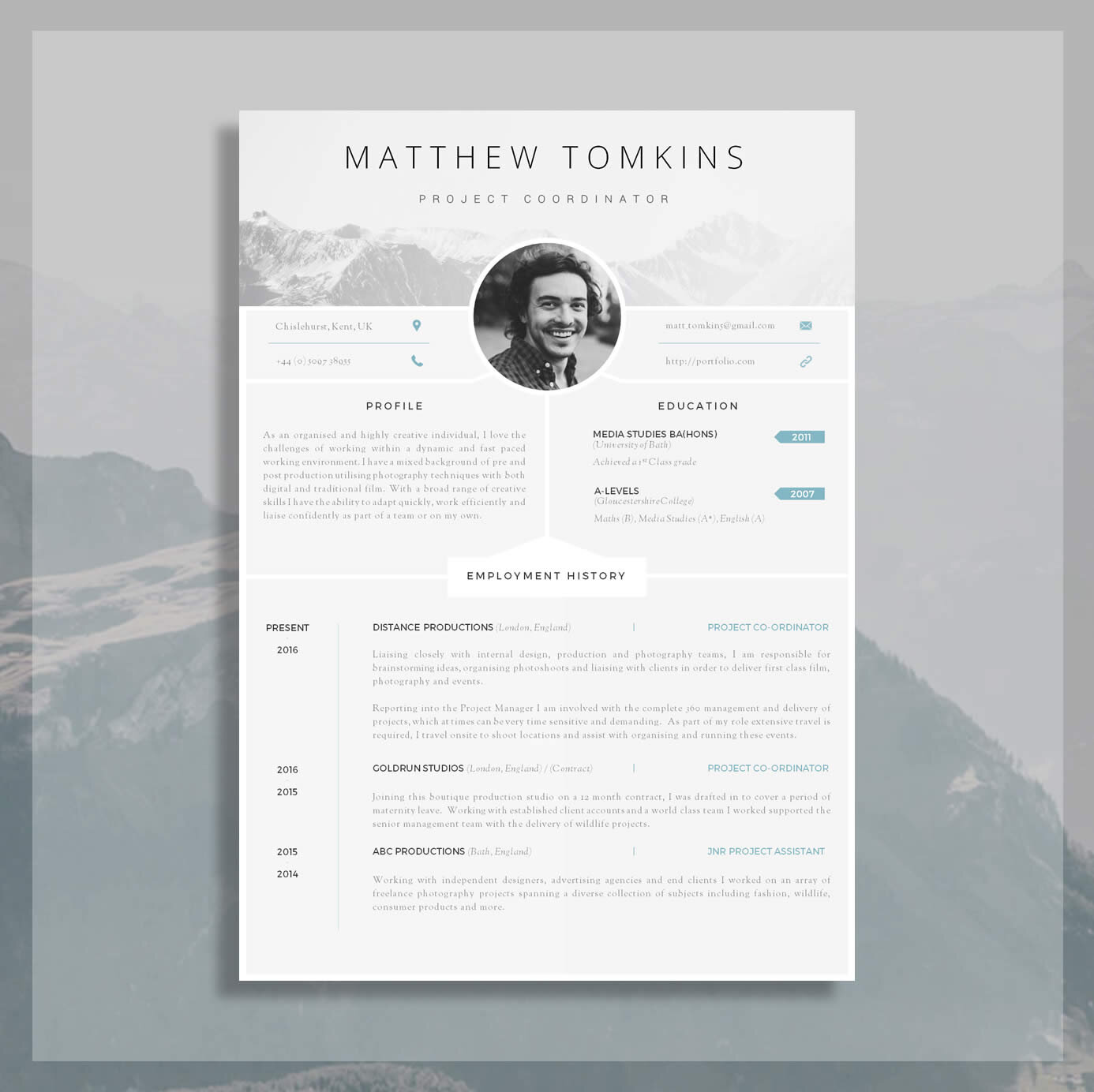 Third Sector / Charity CV Templates