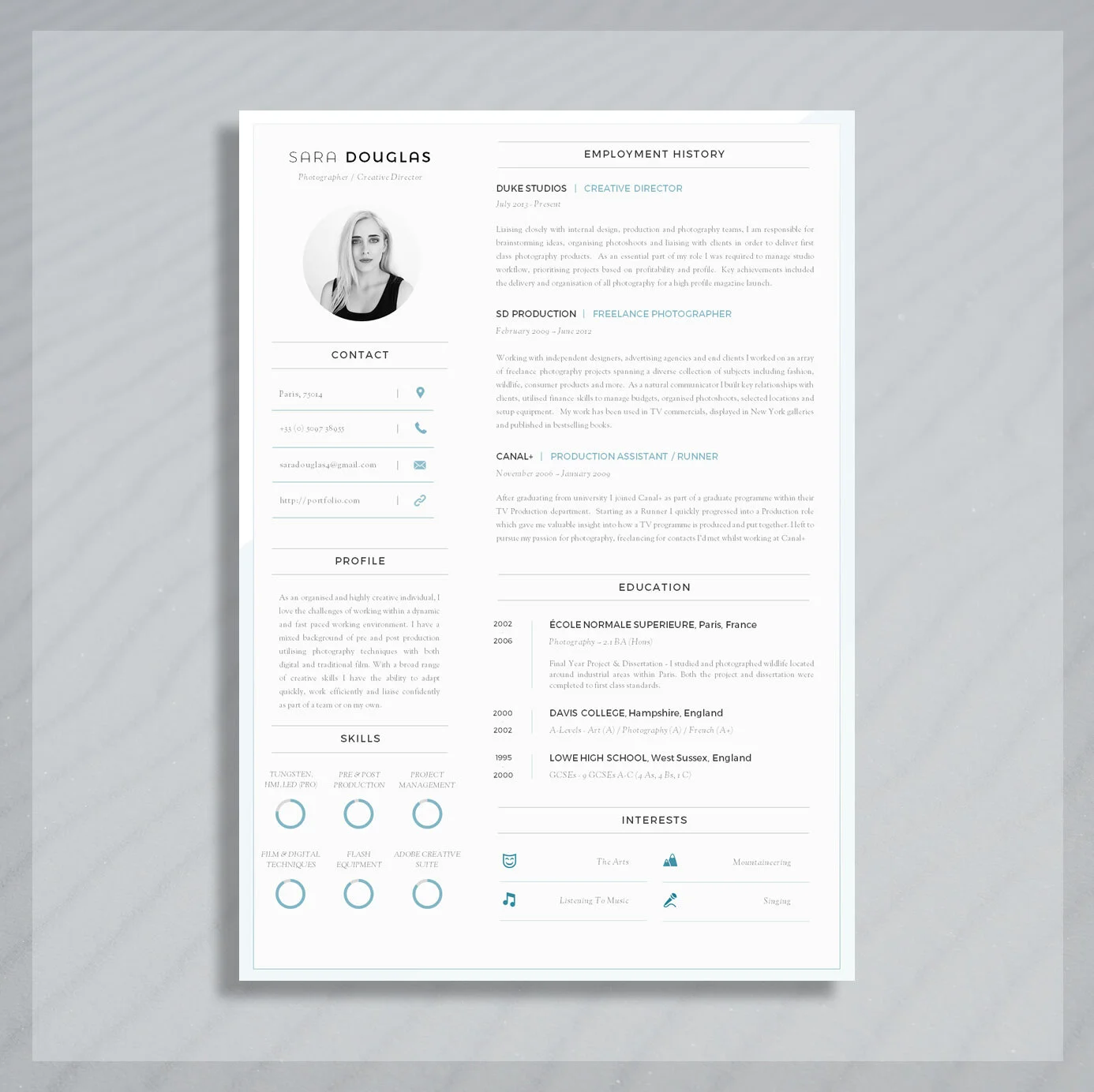 Designer / Creative CV Templates
