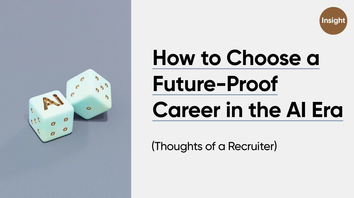 How to Choose a Future-Proof Career in the AI Era