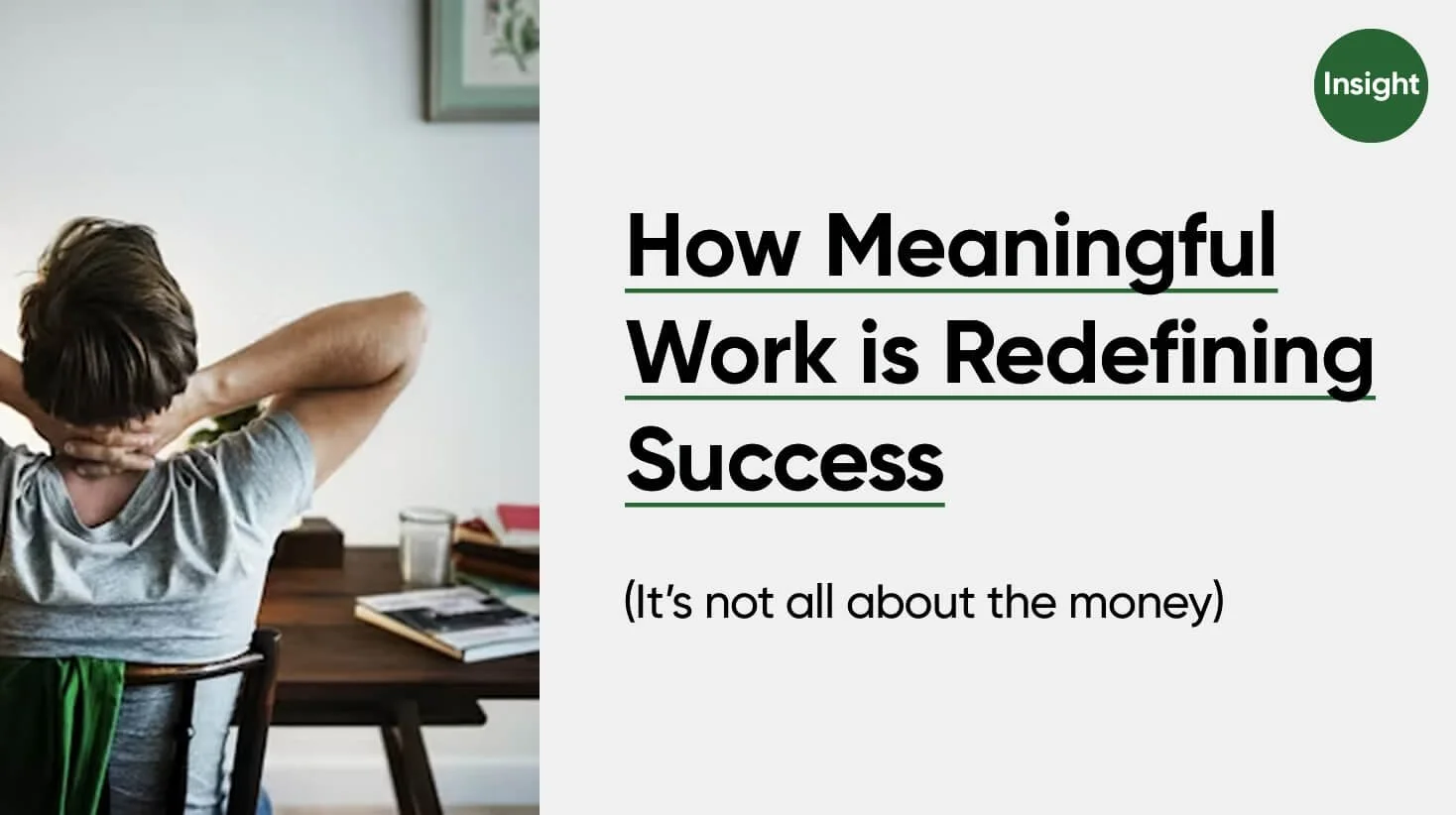 how meaningful work is redefining success