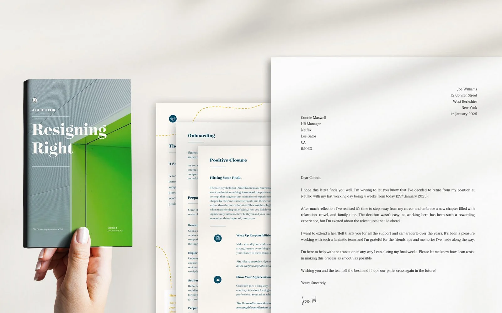 Resignation toolkit and resignation letter templates
