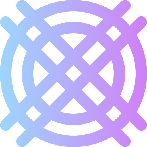 Abstract of pastel-colored digital glitch art in pink, purple, and blue hues with various geometric shapes and lines.