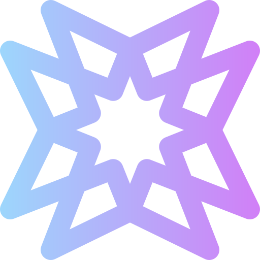 Abstract digital futuristic design with pastel colors, holographic elements, and geometric shapes.