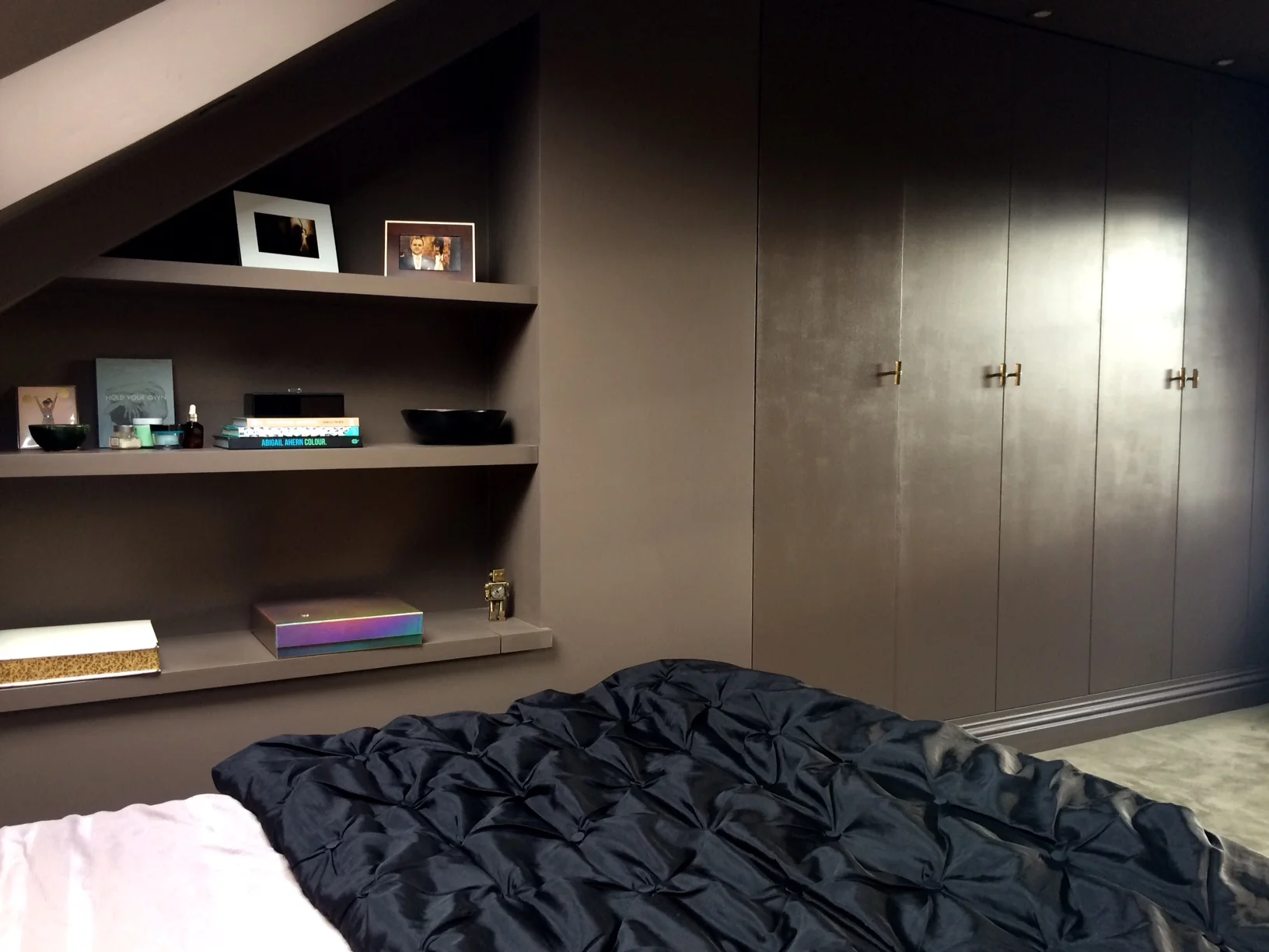 Plan B shelves with secret storage underneath