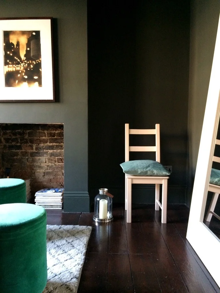 An unused alcove is the perfect spot for storage that boosts style and reduces clutter