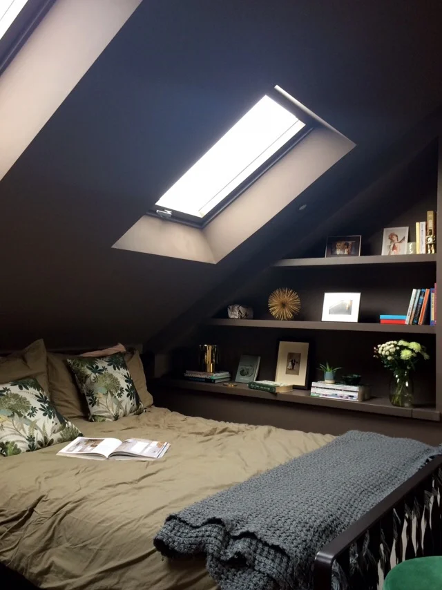 My bedroom! Brown is linked with comfort and security so a perfect colour to paint bedroom walls