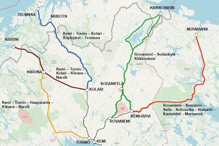 Yle: Huoltovarmuuskeskus tyrmää Jäämeren radan