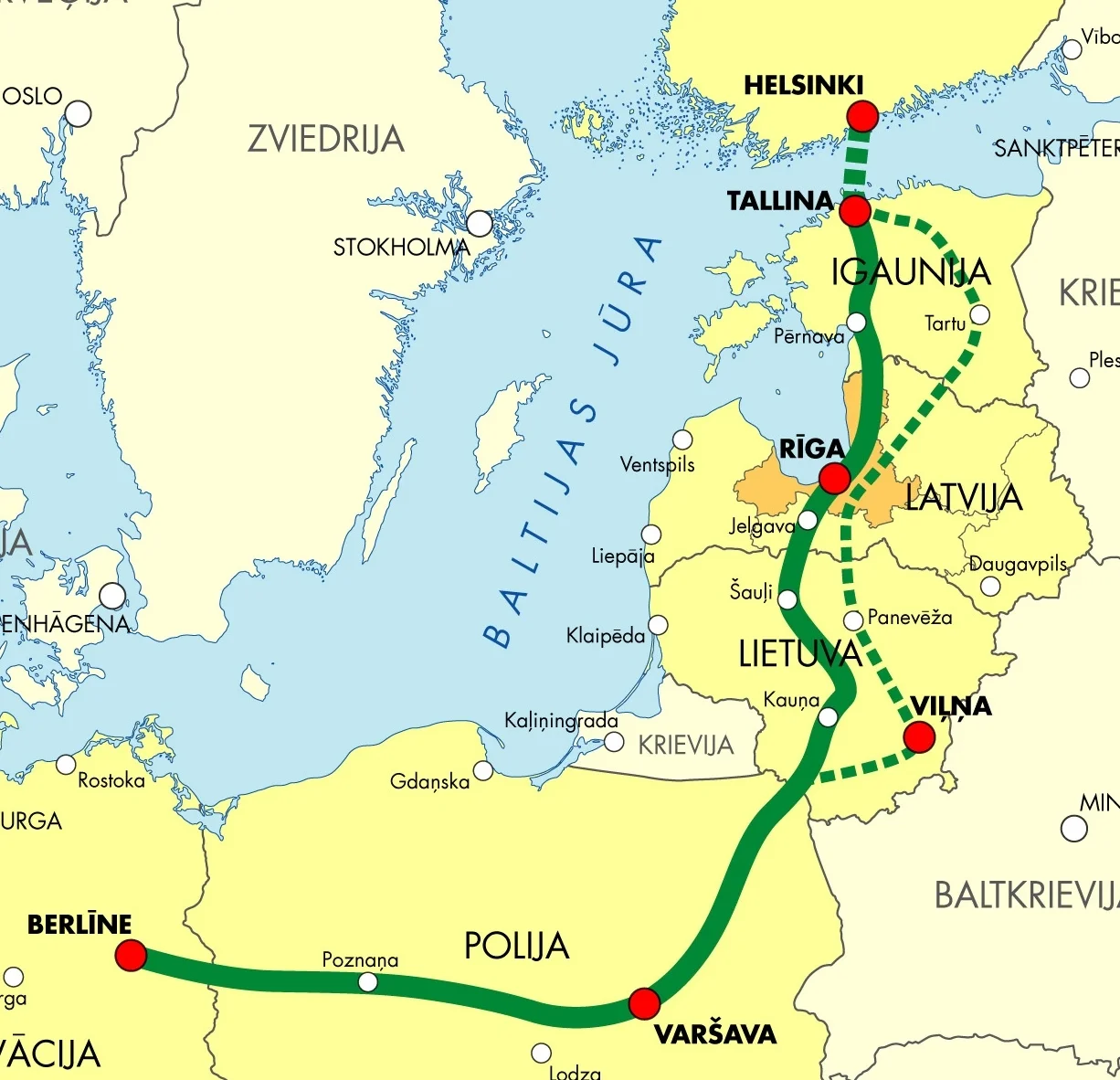 HS: Suomi on sitoutunut Rail Balticaan - Viro houkuttelee mukaan yhteisyritykseen