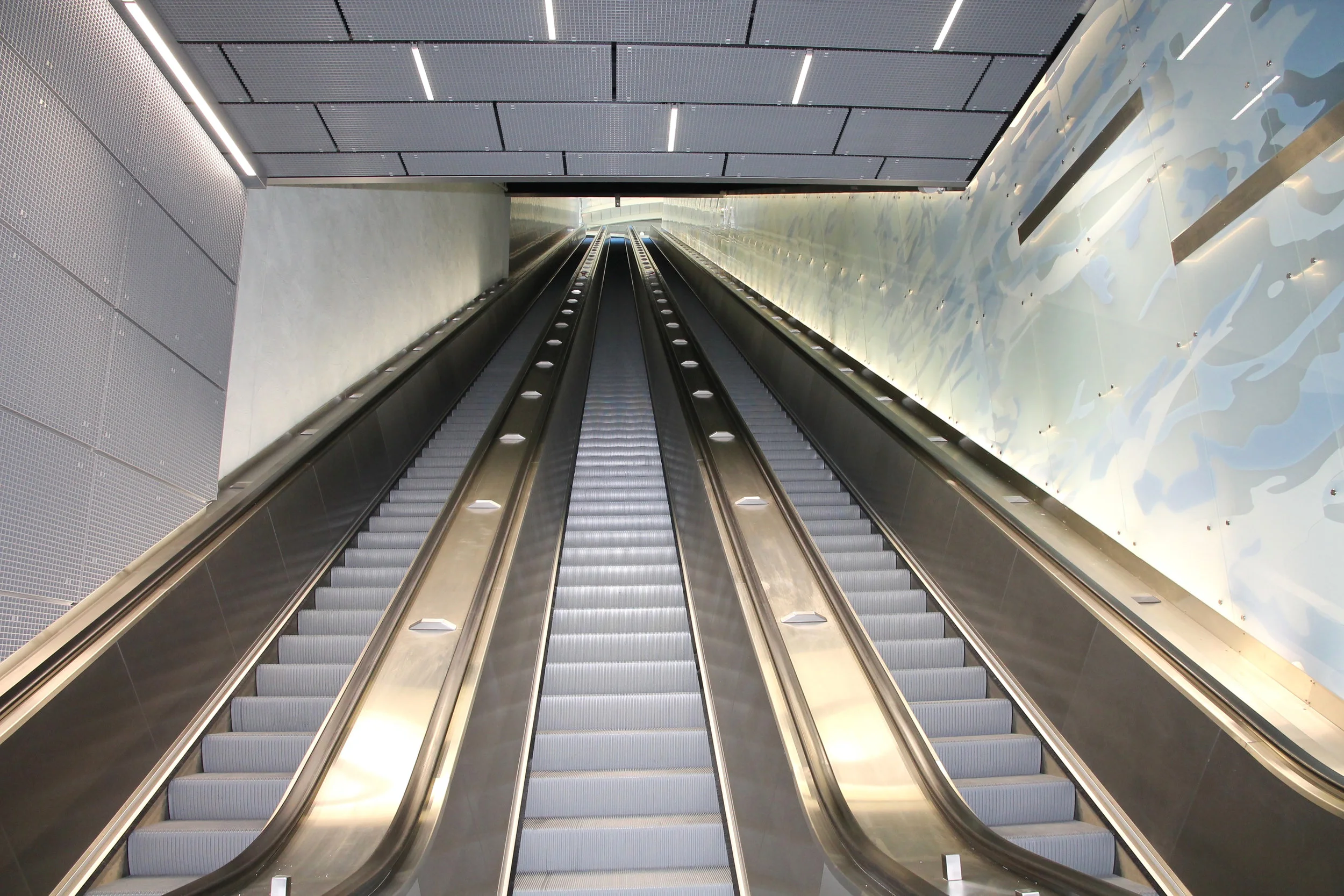 Lehti: Länsimetroon Suomen pisimmät liukuportaat