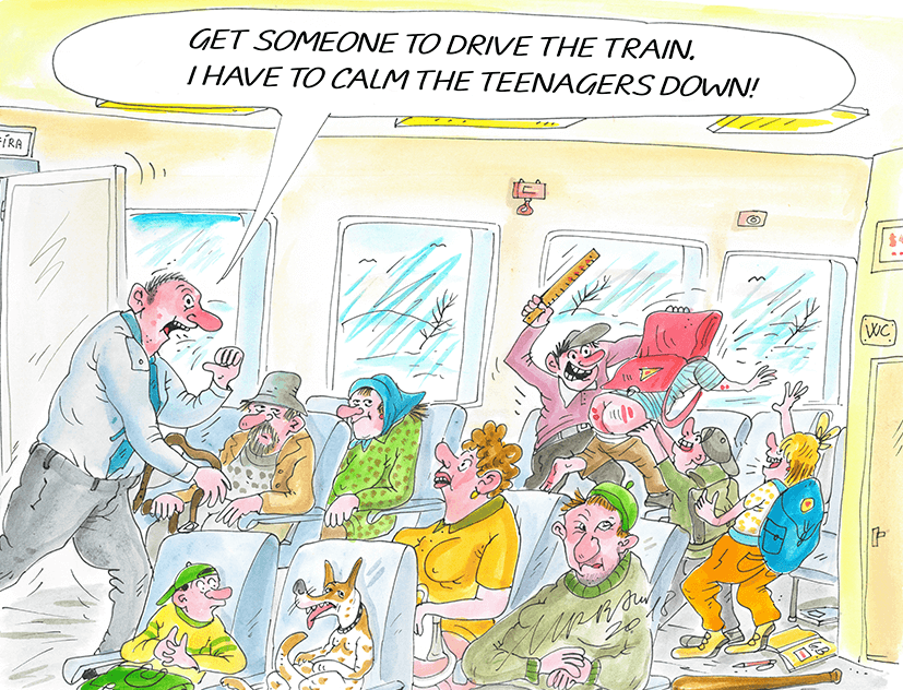 Liitot kampanjoivat junahenkilökunnan puolesta ympäri Eurooppaa