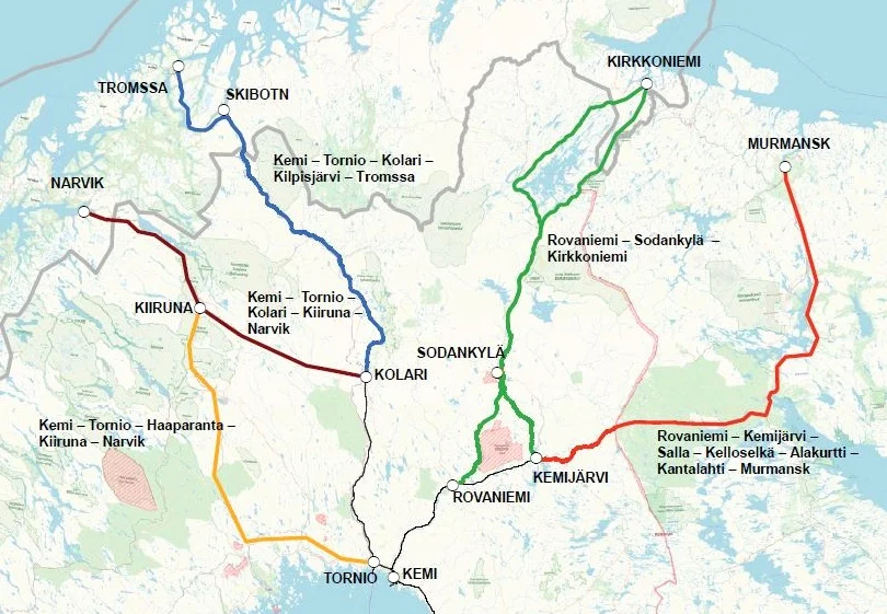 Loppuraportti: Jäämeren ratahanke jäihin - Hanke ei kannata