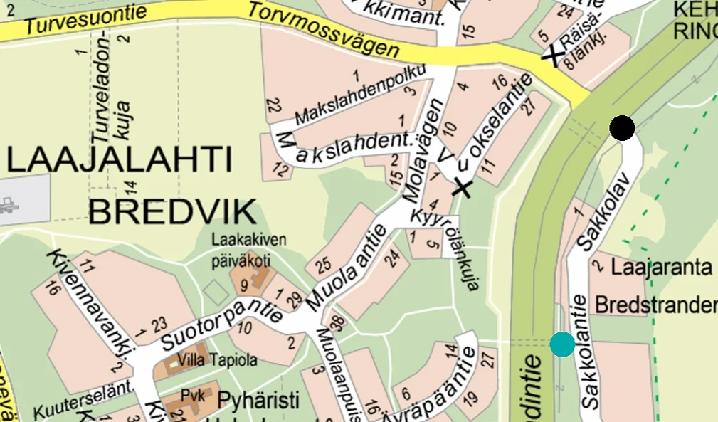 HKL: Raide-Jokerin Lahdenpohjan pysäkkiä siirretään pohjoisemmaksi