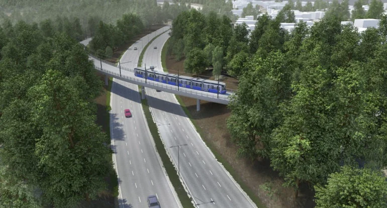 Raide-Jokerin siltatyömaa vaikuttaa Turunväylään