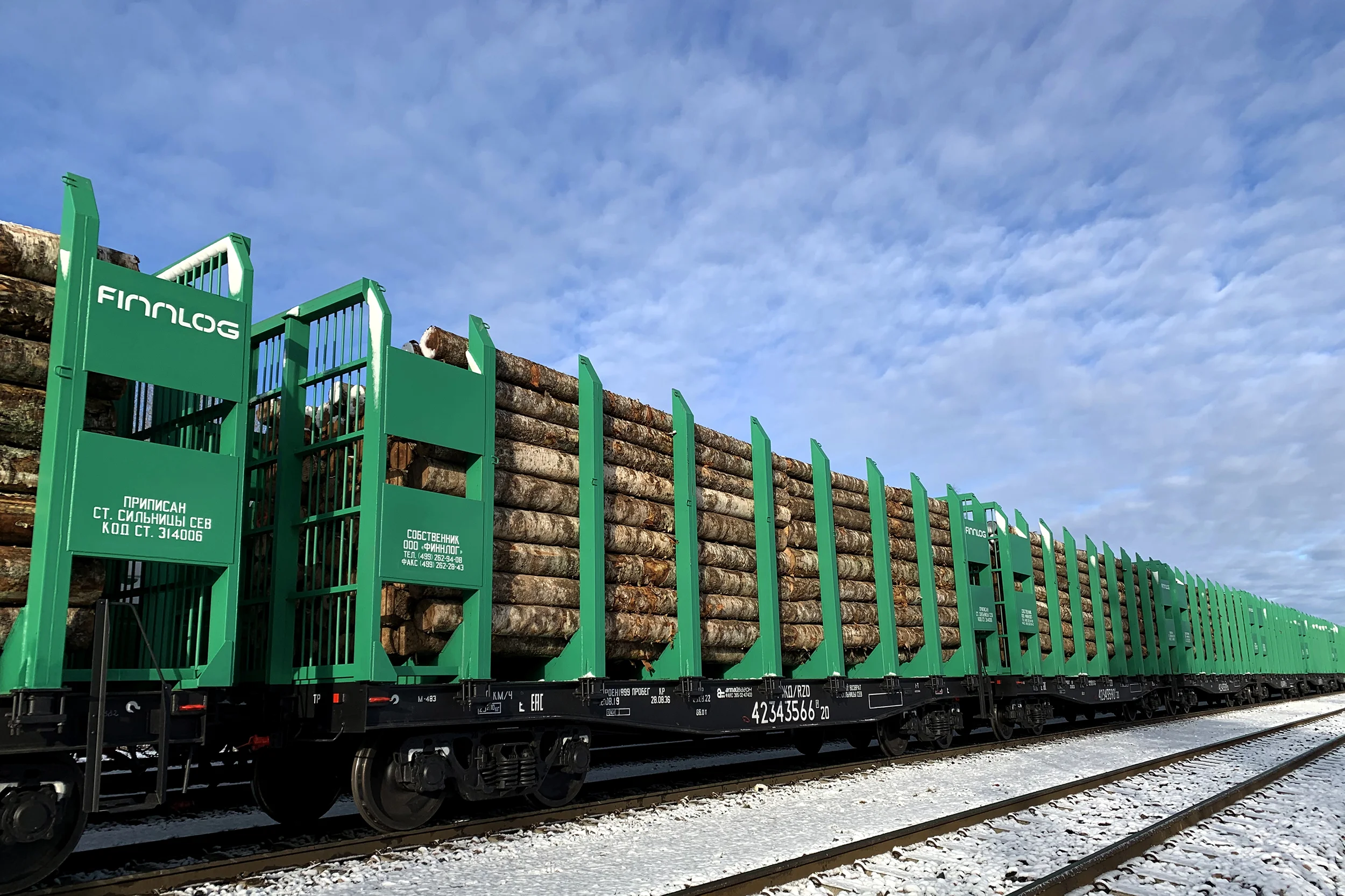 VR:n venäläisen tytäryhtiön tuontipuuliikenne Venäjältä on käynnistynyt