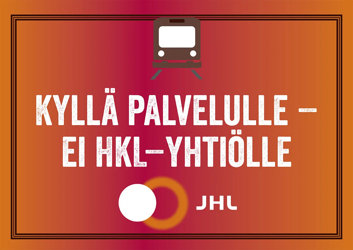 Mielenosoitus HKL:n yhtiöittämistä vastaan Helsingissä