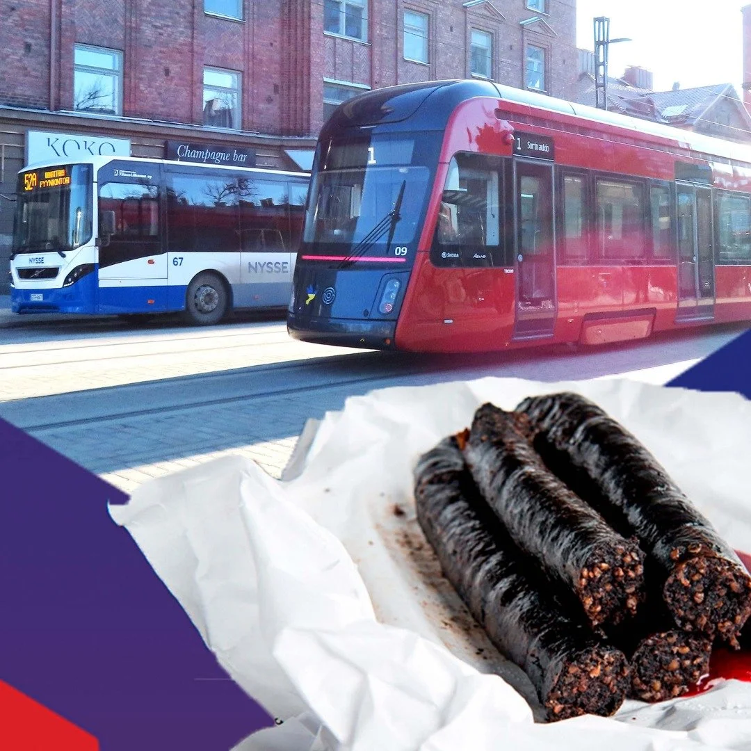 Tampereella kokeilu - Mustamakkara-automaatti ratikassa