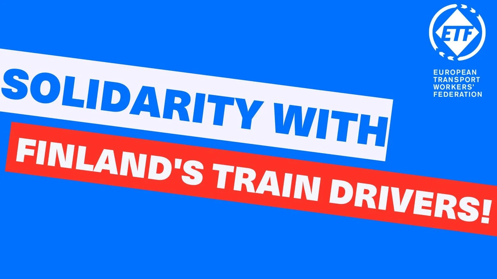 Kansainvälistä tukea veturinkuljettajien lakolle - "Työnantajan pitää palata pikimmiten neuvottelupöytään"