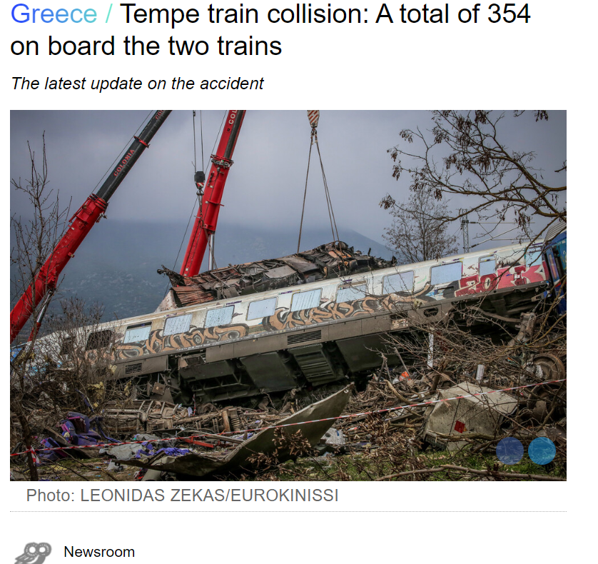 Kreikan junaturman taustalla on rautatieliikenteen yksityistäminen