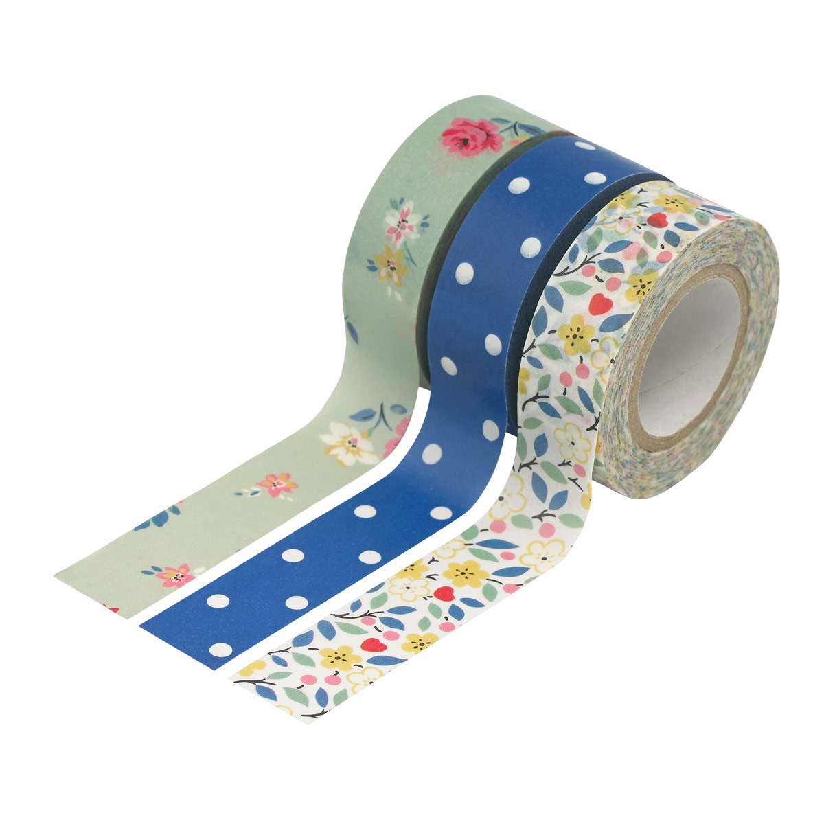 LITTLEMORE FLOWERS SET OF 3 PRINTED PAPER STICKY TAPES 2.jpg