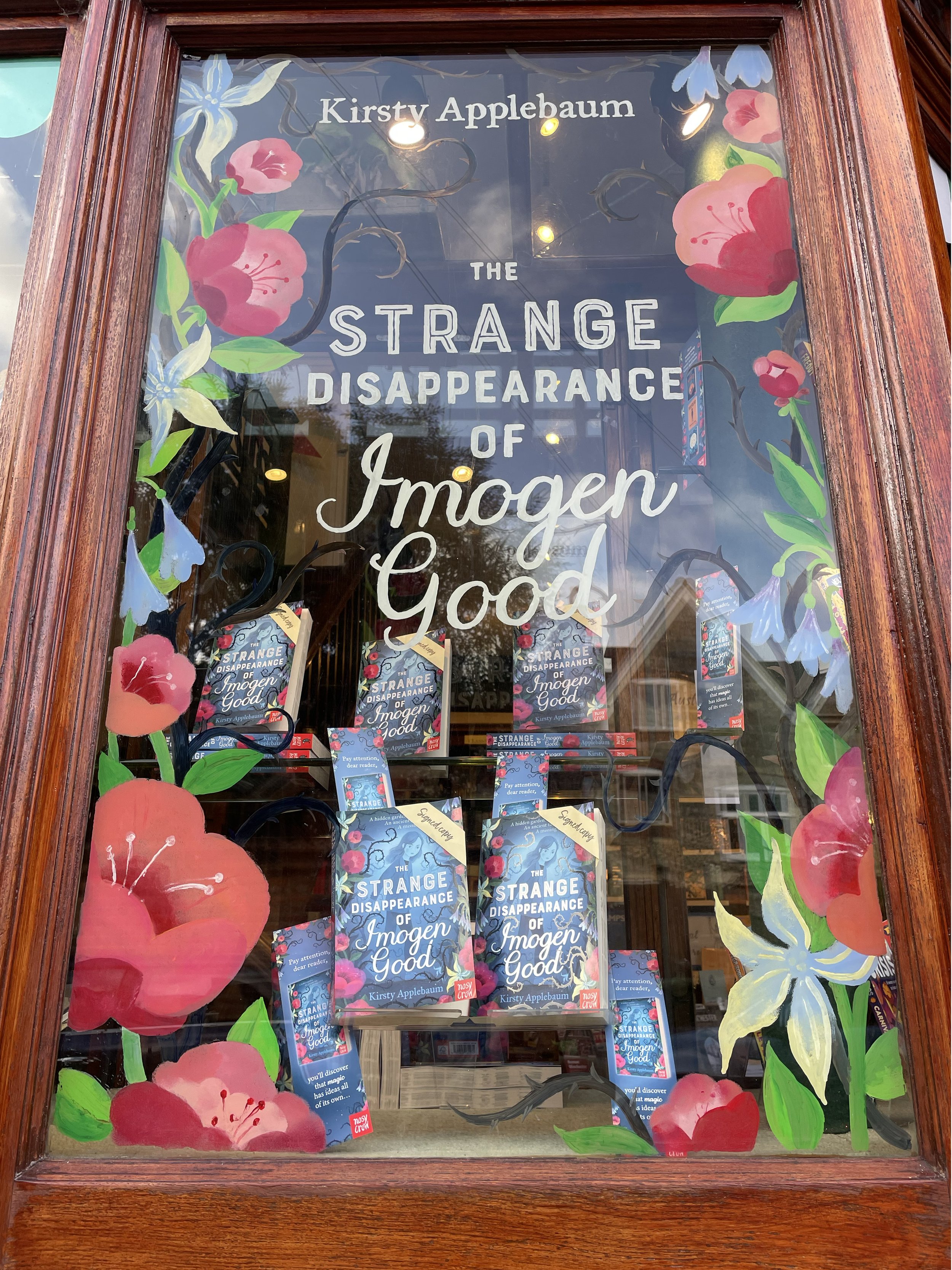 P&G Wells Books Window Painting