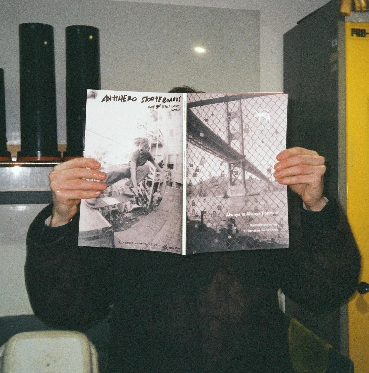 New publication in from @gratitude_skateshop down the road. 🛣️ 

&lsquo;Always is always forever&rsquo; from @dogpissmag documents a recent trip of Gratitude to the Bay Area in USA. Featuring amazing photographs from head honcho @ben_the_luddite and