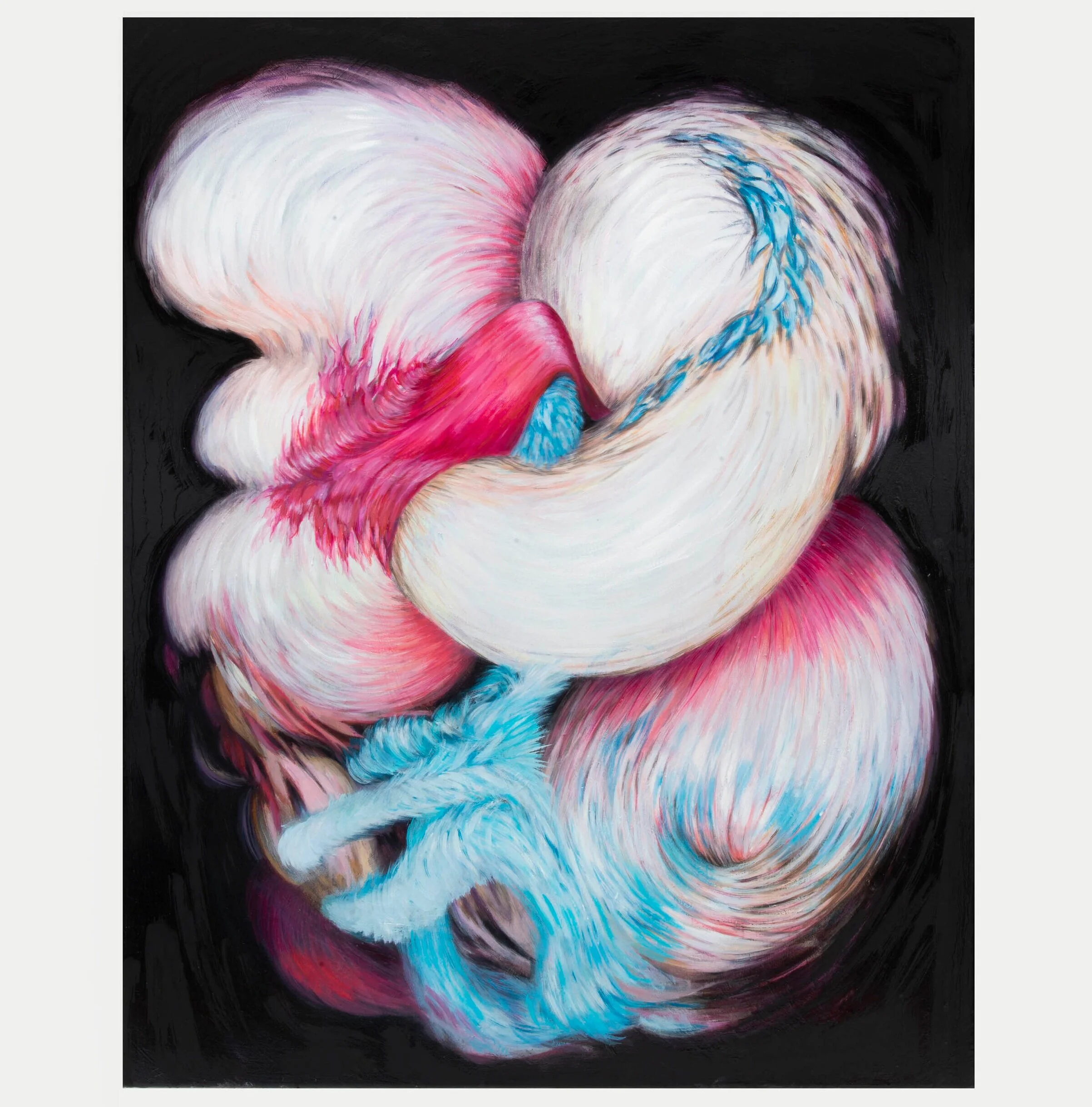 ‘Cwtch’, Oil on canvas, 100 x 80xm 2019