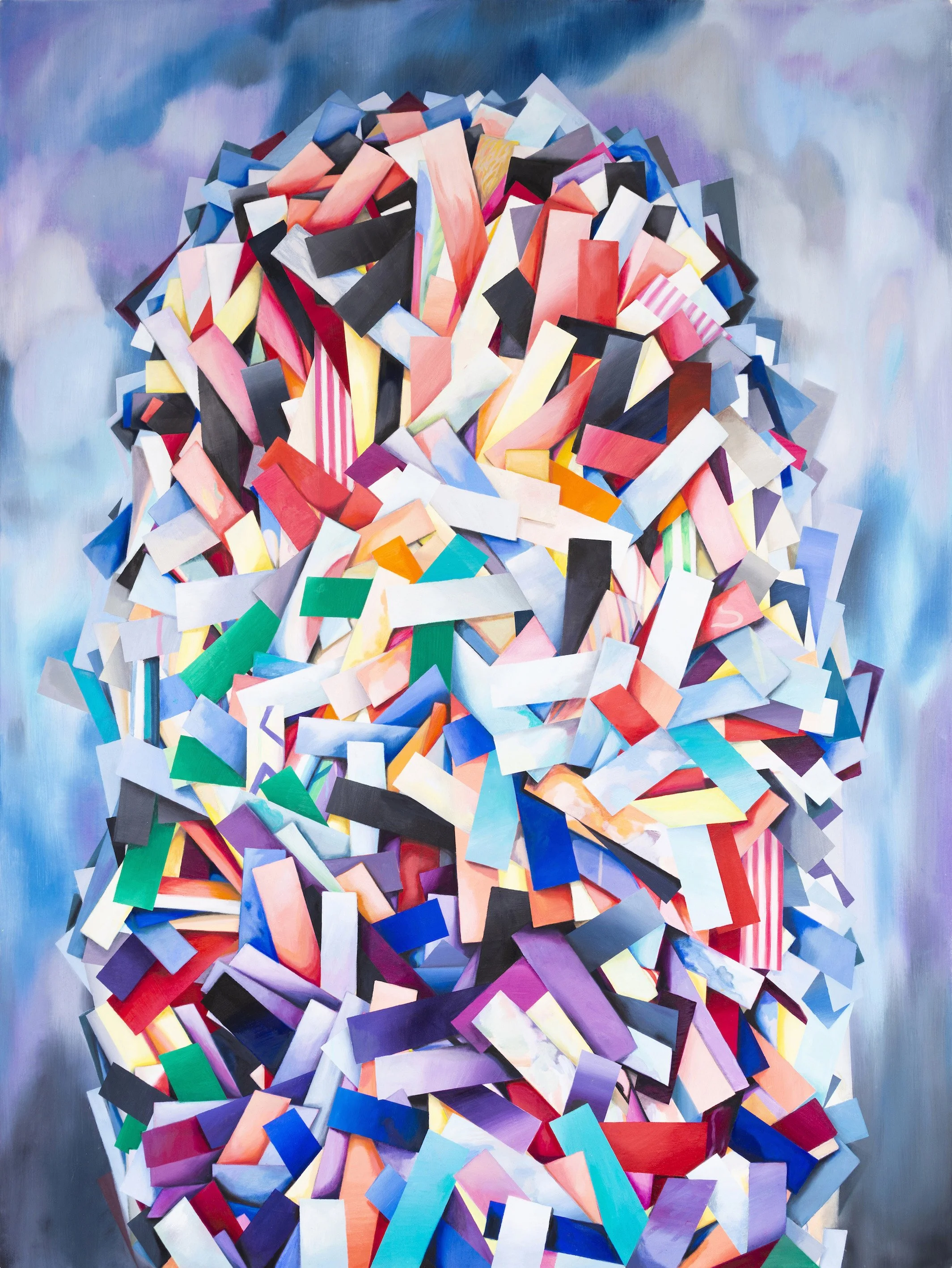 Pineapple, Oil on canvas  165 x 125cm,  2021