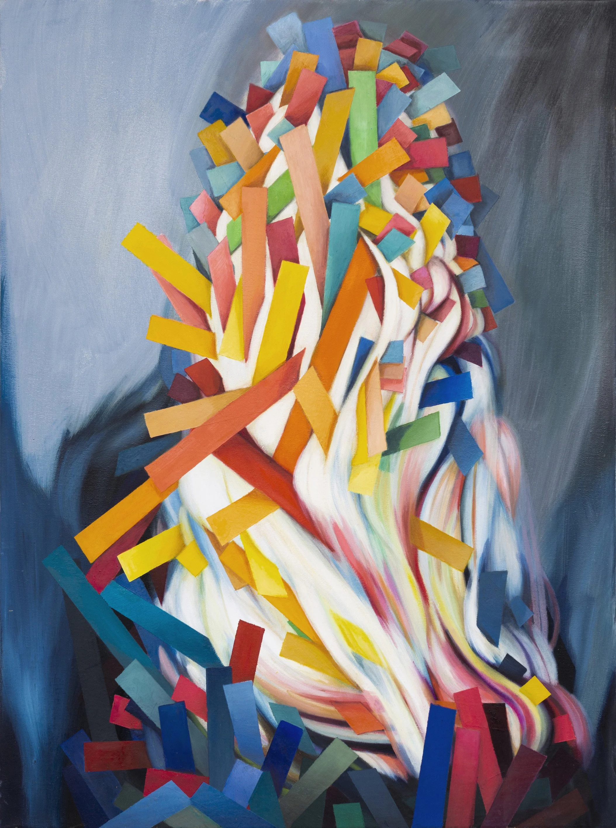 The Infinite Gobstopper, oil on canvas  80 x 60cm  2021