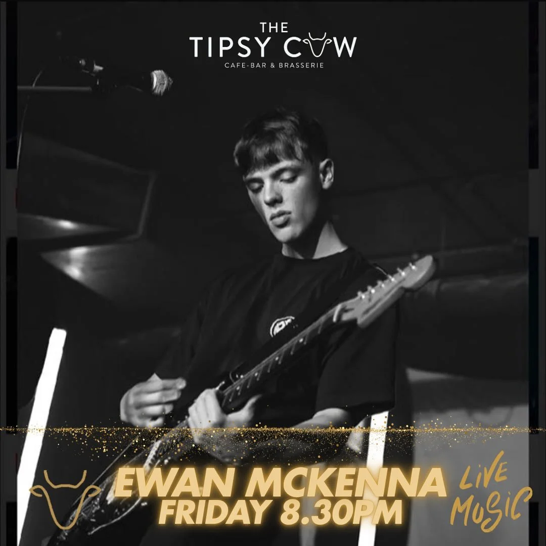 FRIDAY NIGHT LIVE MUSIC 🎸

Join us in our bar area on Friday night as we welcome 

EWAN MCKENNA 🎸

Ewan will be playing in our bar area from 8:30 until 11:00

#livemusic #thetipsycowairdrie #letsgettipsy