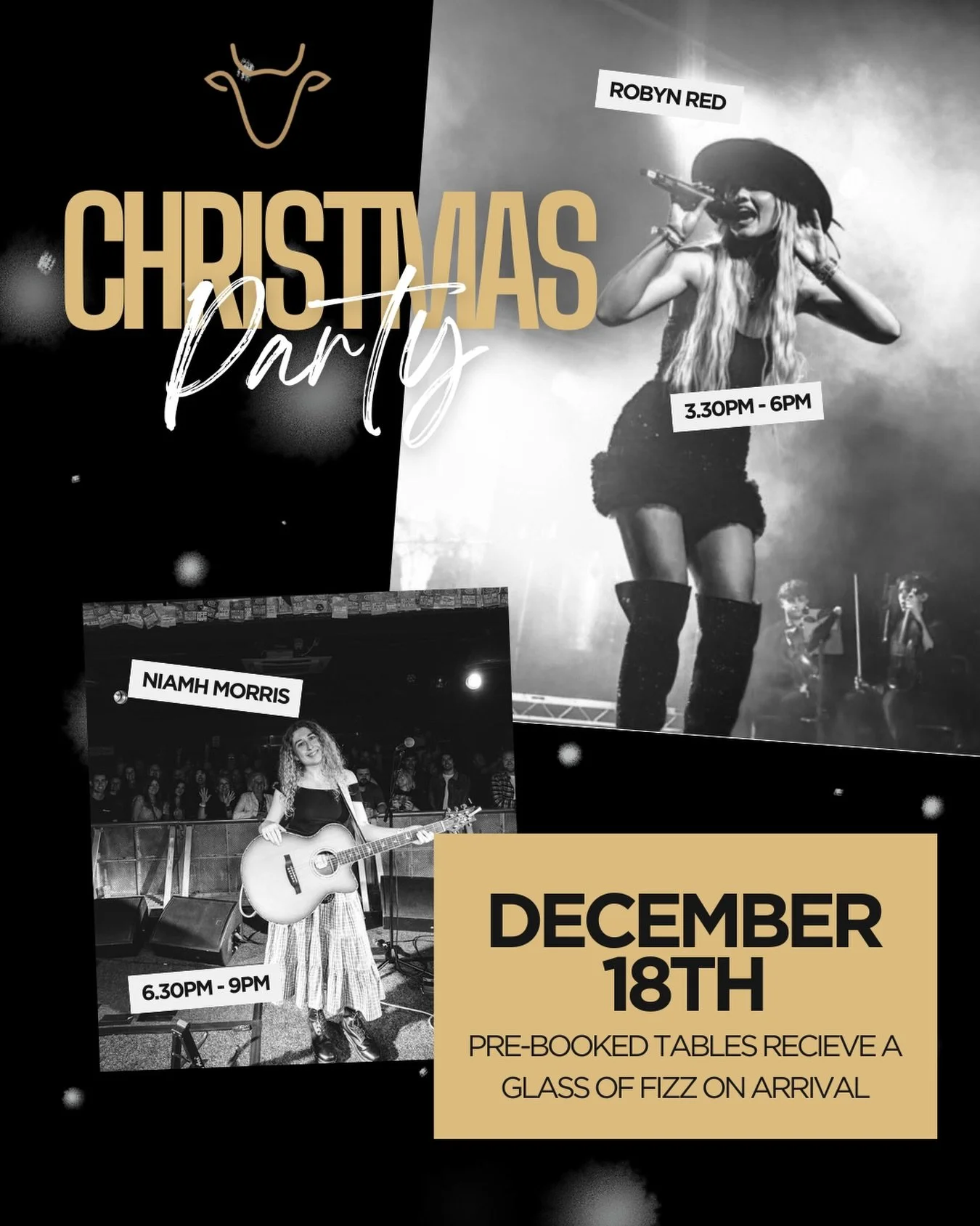 Calling all teachers!! 📣
And anyone fancying a big festive night out before Christmas 🎄

We&rsquo;re going all in on December 18th with live music all day, cocktails all night and a buzzing Christmas atmosphere at The Tipsy Cow 🐮✨

🎤  @robyredoff