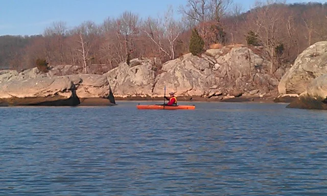 Kayaking Lock 12 on the Susquehanna River, in PA, back in 2011.