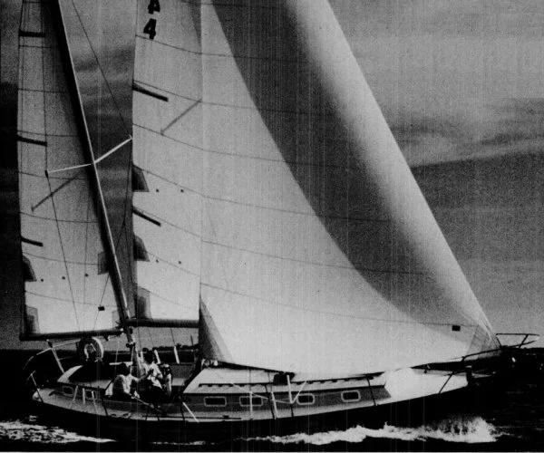 A Dickerson 37 Center Cockpit Ketch. Photo credit: SailboatData.com