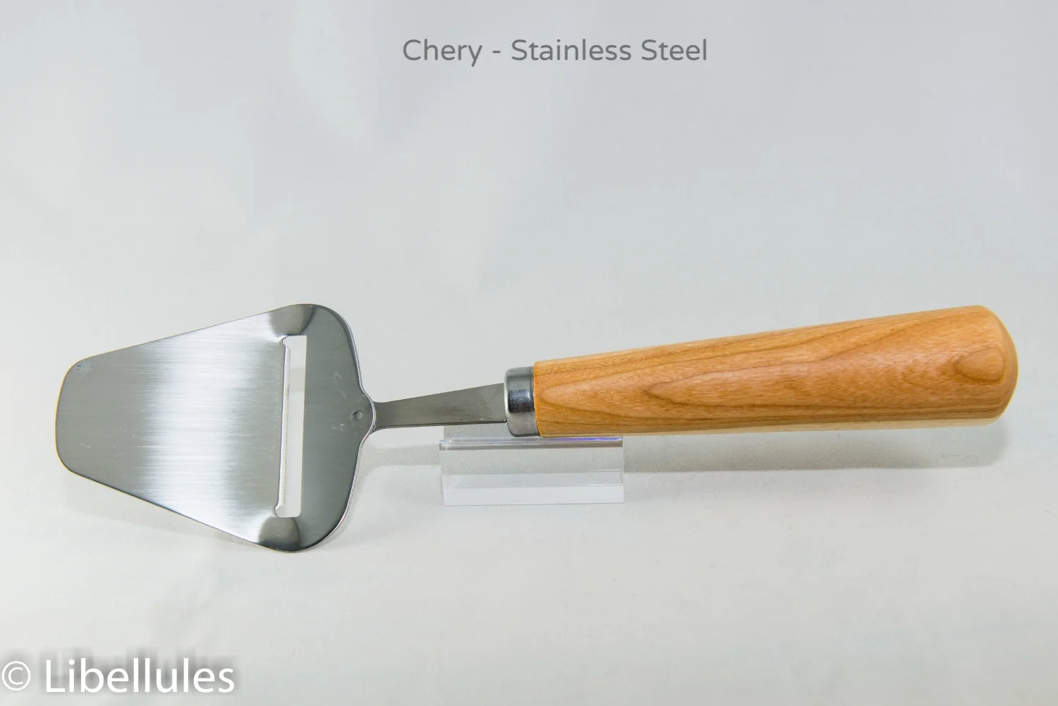 Cheese Plane - Serving Spatula. Stainless Steel with Hardwood Handle