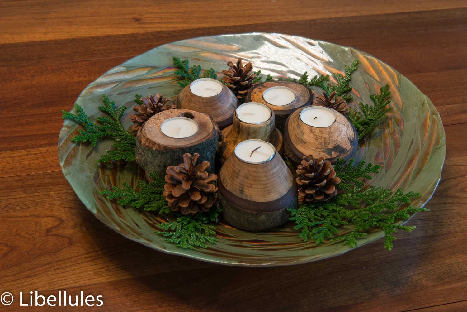 Rustic Tea Light Candle