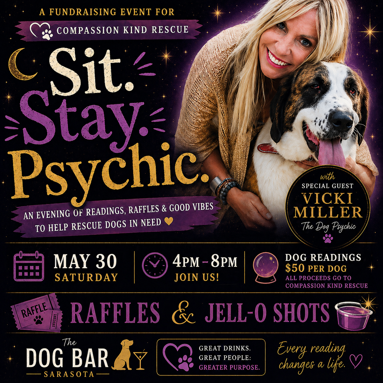 Sit. Stay. Psychic.