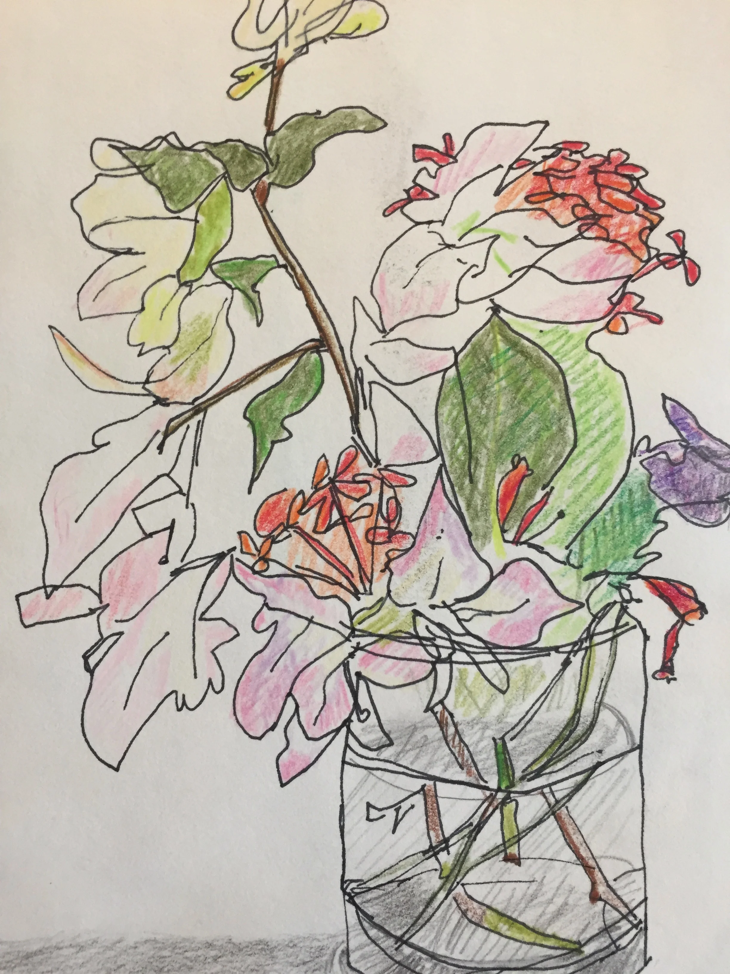 Drawing before Breakfast , by Louise. 