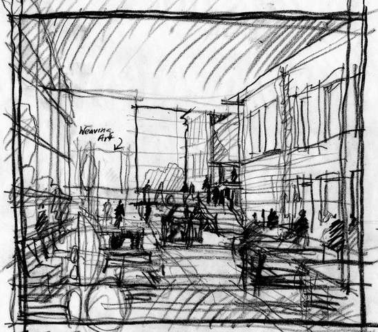 Rendering: Plans for new Butler College of Education building, HOK